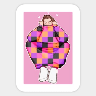 huge sweater Sticker